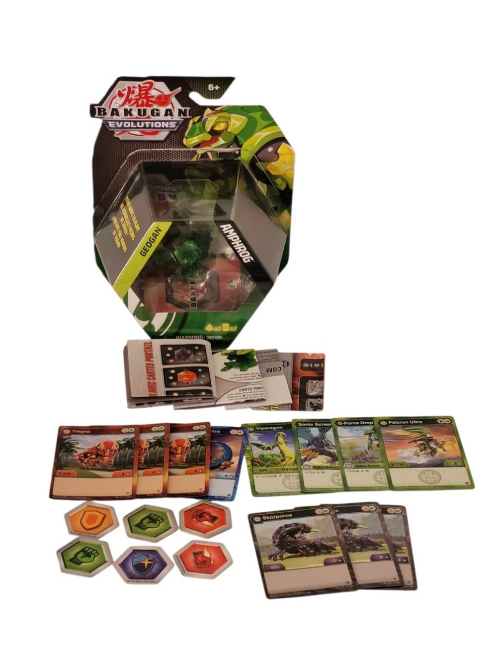 Bakugan Assorted Bundle Mixed Lot  Cards/Tokens/Action Figure New Sealed/Mats /T